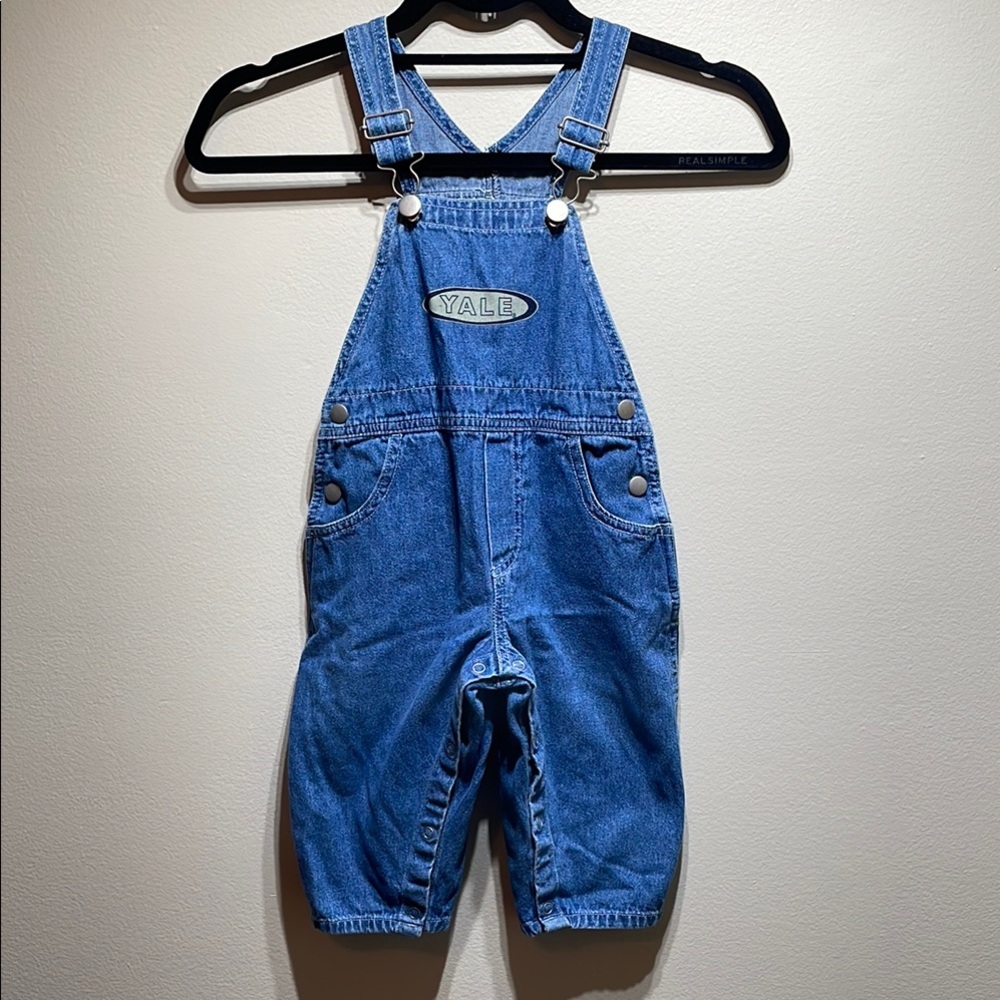 Vintage 90s GEAR Denim Baby Overalls
